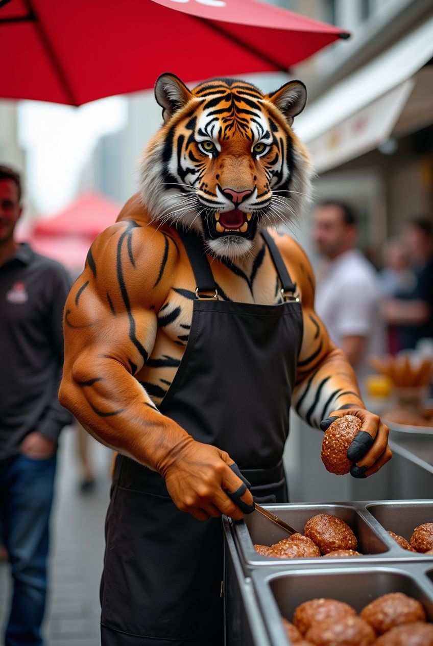 Our founder with the original food cart